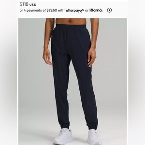 Men’s Lululemon Surge Jogger in size medium